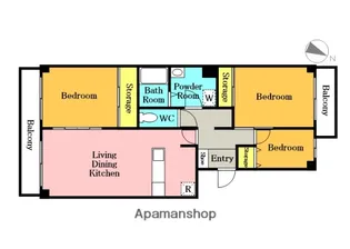 ARCH北浦和【1階】の間取り