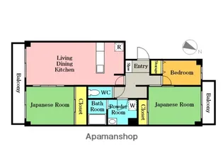 ARCH北浦和【1階】の間取り