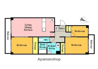 ARCH北浦和【2階】の間取り
