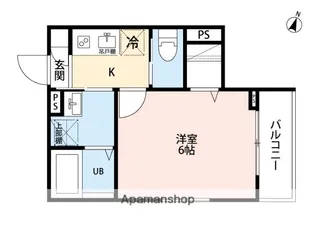 ルリアズール南与野【1階】の間取り