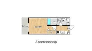 ジーメゾン桜西堀【1階】の間取り
