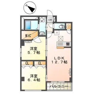 SUNSHINE RESIDENCE【1階】の間取り