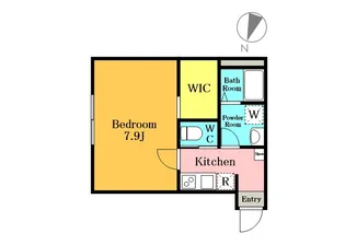 ゴーイング埼大前【1階】の間取り