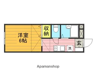 パレスまどか【203号室】の間取り