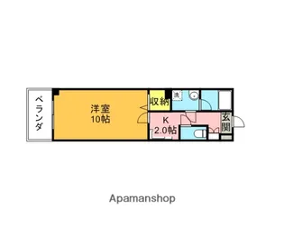 浦和プラザA【3階】の間取り