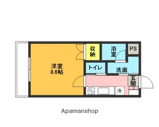ホワイトフラット【101号室】の間取り