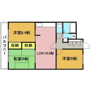 第3武笠ビル【302号室】の間取り
