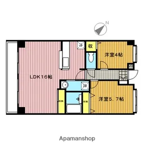 新田第11ビル【9階】の間取り