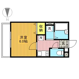 メゾンプレミール【203号室】の間取り