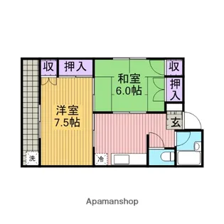アプトEMC【301号室】の間取り