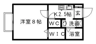 コスミオン【1階】の間取り