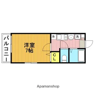 ヴェルデ【101号室】の間取り