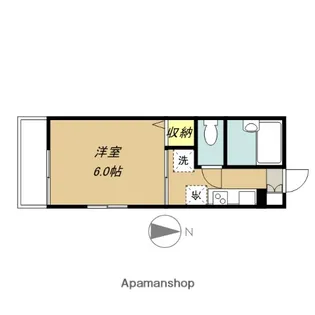 レピュートなかむら【103号室】の間取り