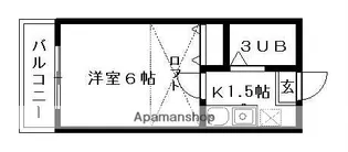 アネックス南与野【1階】の間取り