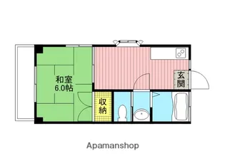 領家レジデンス【2階】の間取り