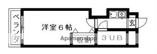 レナジア西堀【105号室】の間取り