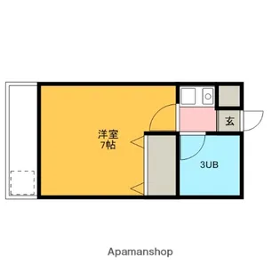 ドームクレアール【207号室】の間取り