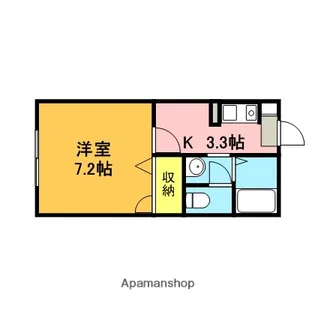 ローズガーデン【1階】の間取り