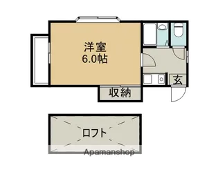 エクセルコート北浦和【201号室】の間取り