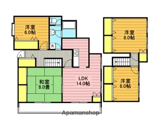 JUNヴィラ栄和【401号室】の間取り