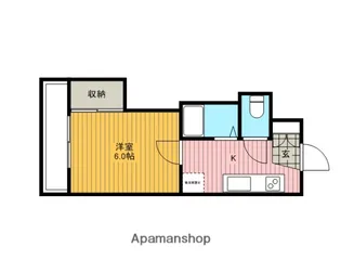 メゾンドールⅡ【208号室】の間取り