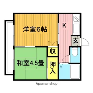カナディアンハイツヤマサキ【1階】の間取り