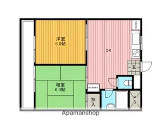 武光マンション【202号室】の間取り