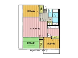 エクセレント常盤【5階】の間取り