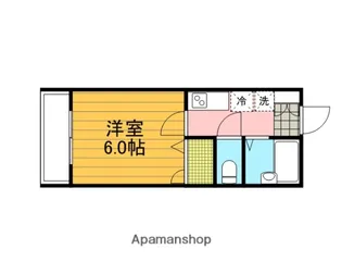 カレッジハウス13【1階】の間取り