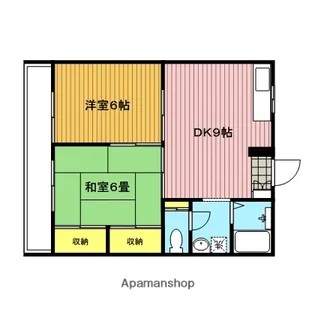 ニューフジハイツ【2階】の間取り