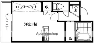 クリモナ【202号室】の間取り