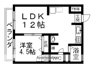 シャトルユー【2階】の間取り