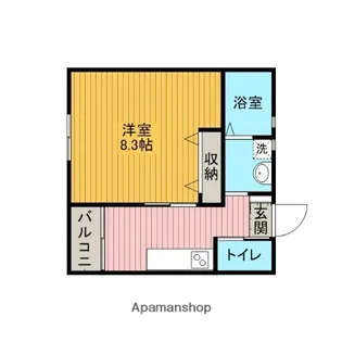キューブコンポ【2階】の間取り