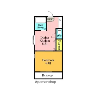 パレス芝公園【3階】の間取り