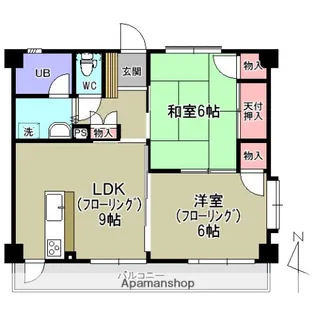カーサ・ドマーニ【2階】の間取り
