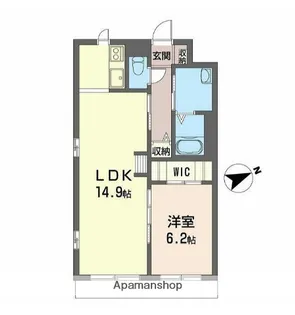 アービスマンション【1階】の間取り