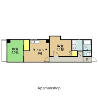 ARK WARABI【301号室】の間取り