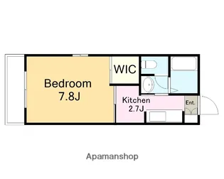 ハイムガーツラントB【206号室】の間取り