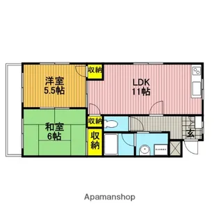 木村ビル【3階】の間取り