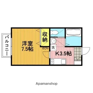 クレールライムⅡ【206号室】の間取り