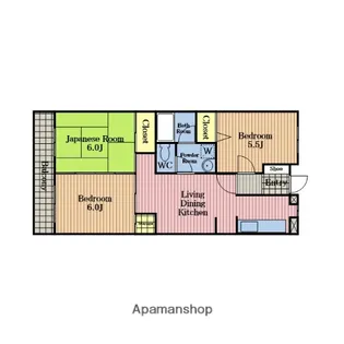 サンモールヒル【2階】の間取り