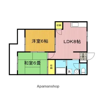 メゾン高砂【2階】の間取り