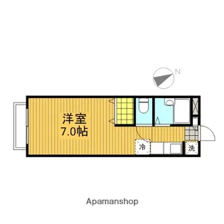 メゾンドジュネス【101号室】の間取り