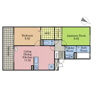 オークコート【2階】の間取り