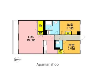PARK TERRACE浦和(旧KSマンション原山)【1階】の間取り