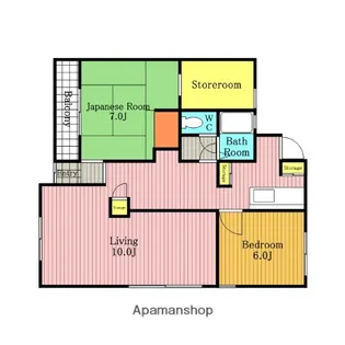 メゾン高田【103号室】の間取り