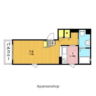 ソフィテル【2階】の間取り