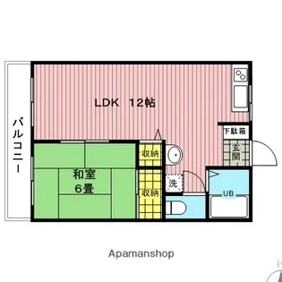 シティハイムそれいゆ【202号室】の間取り