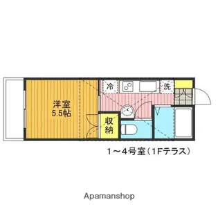 メゾン・ド・エスポアール【204号室】の間取り