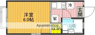 メゾン薫【1階】の間取り
